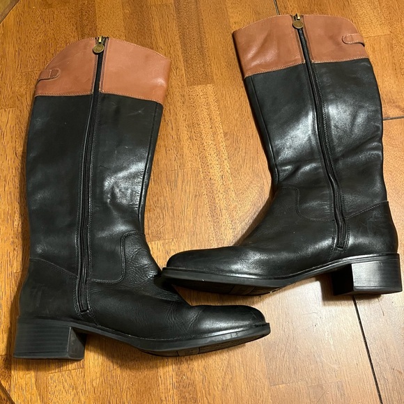 Franco Sarto two tone leather boots size 9.5 - Picture 2 of 7